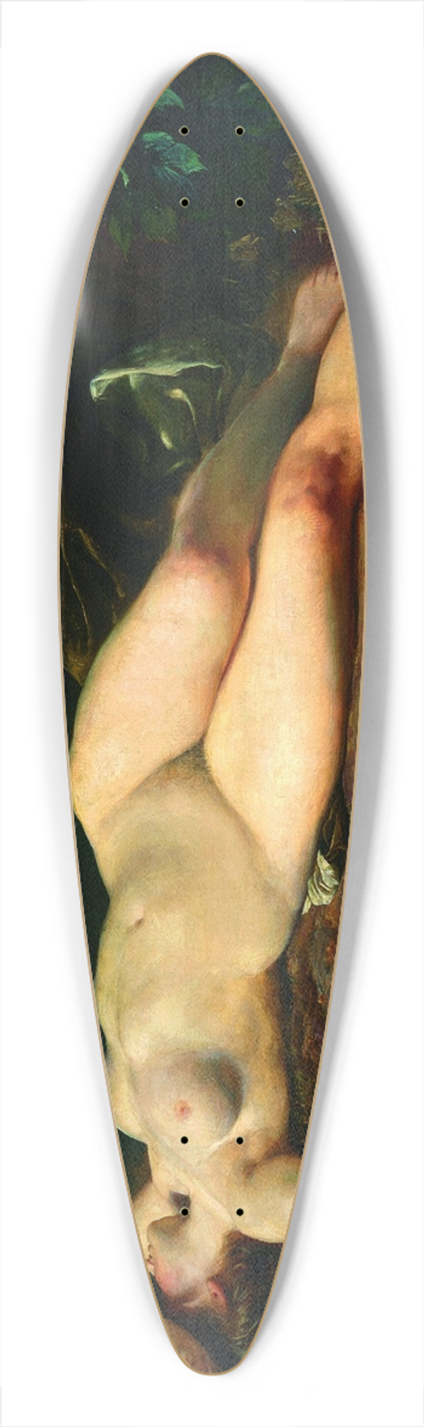 Wojciech Gerson - Resting 39.3 inch art pintail longboard deck