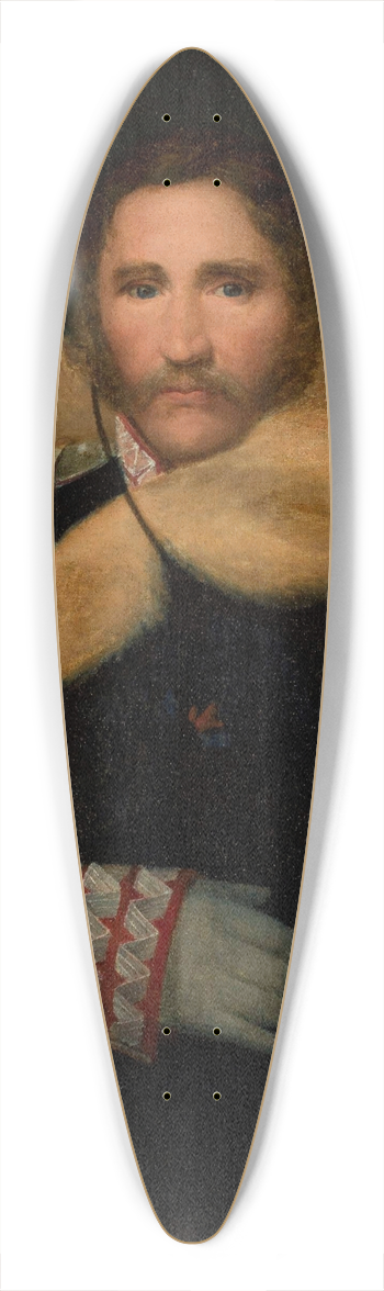 Wojciech Korneli Stattler - Portrait of general Henryk Dembiski (17911864) 39.3 inch art pintail longboard deck