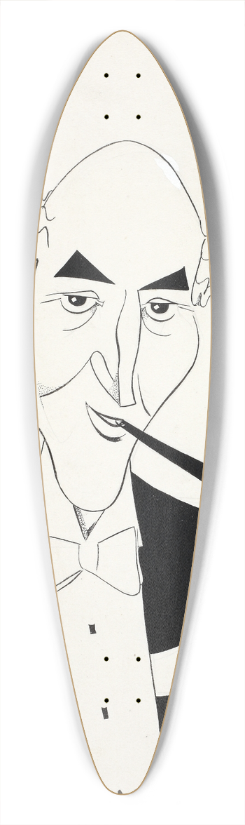 Wooding - Sir John Simon 39.3 inch art pintail longboard deck