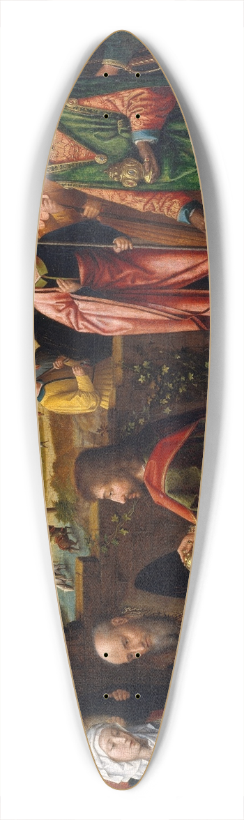 Workshop of Gerard David - The Adoration of the Magi 39.3 inch art pintail longboard deck