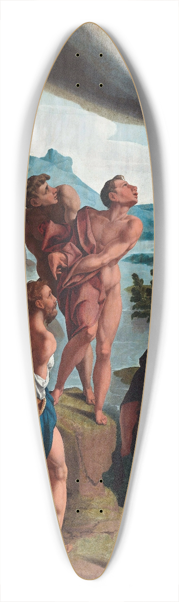 Workshop of Jan van Scorel - The Baptism of Christ 39.3 inch art pintail longboard deck