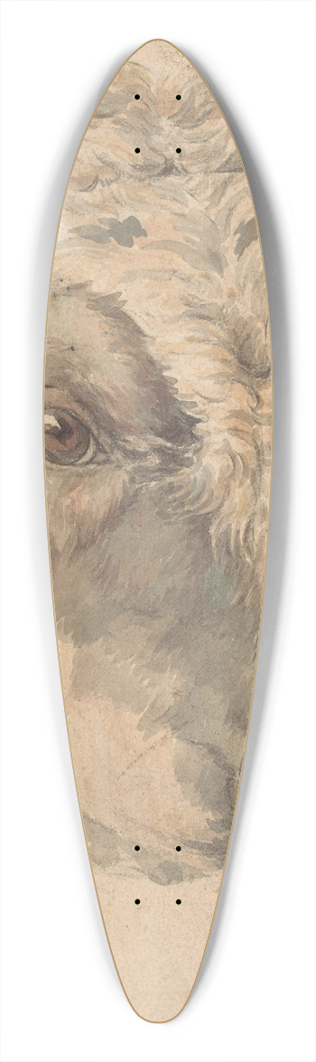 Wouter Johannes van Troostwijk - Kop van een koe 39.3 inch art pintail longboard deck