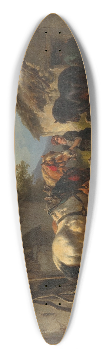 Wouter Verschuur - Good Friends 39.3 inch art pintail longboard deck