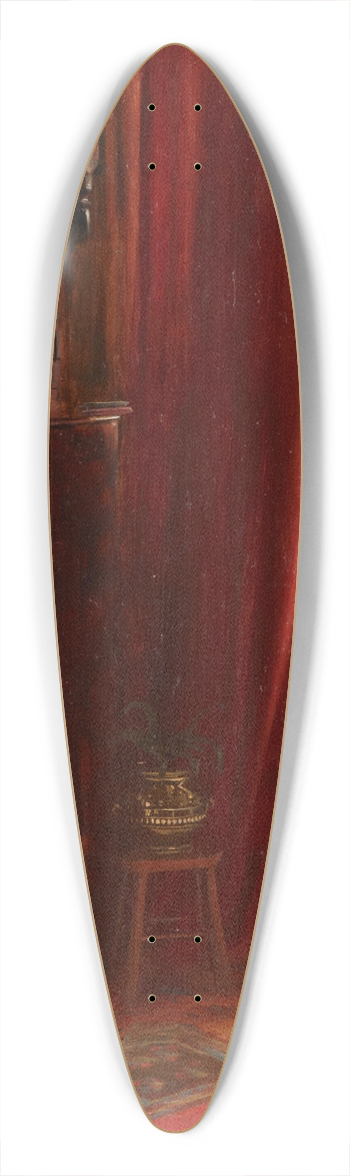 W Paul Davis - An autumn idyll 39.3 inch art pintail longboard deck