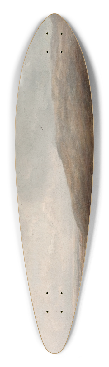 Wycliffe Egginton - A Dorset Moorland 39.3 inch art pintail longboard deck