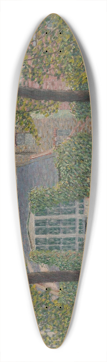 Wynford Dewhurst - The Back Garden 39.3 inch art pintail longboard deck