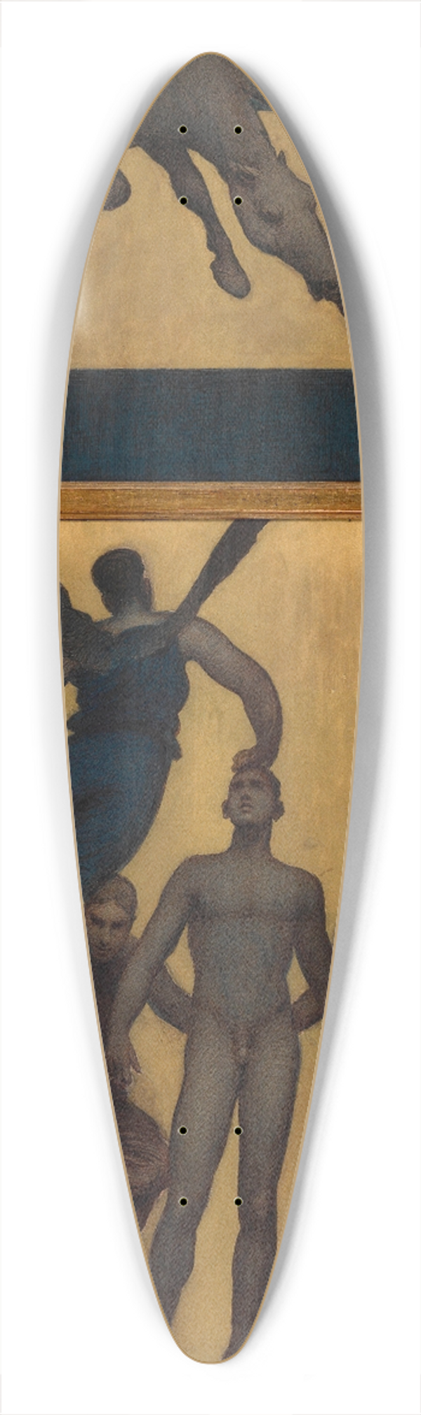 Xavier Mellery - The Inspiration 39.3 inch art pintail longboard deck