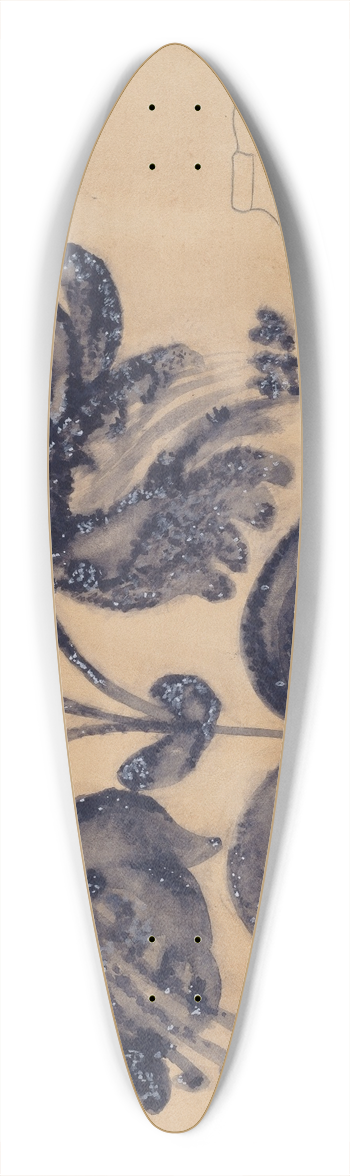 Yolande Delasser - Jug 39.3 inch art pintail longboard deck