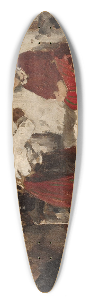 Zdzisaw Jasiski - In a cottage 39.3 inch art pintail longboard deck