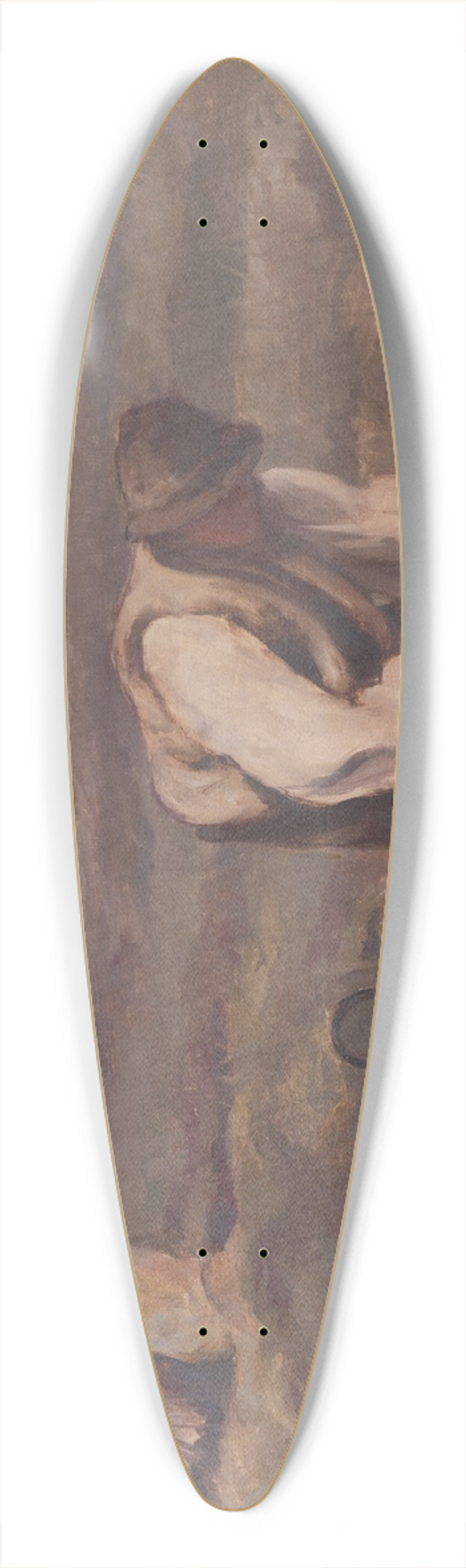 Zolo Palugyay - Autumn Work (Potato Digging) 39.3 inch art pintail longboard deck