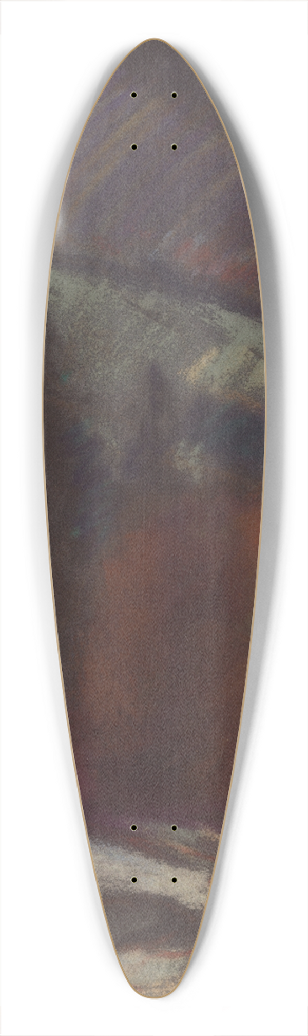 Zolo Palugyay - Below the Mountain 39.3 inch art pintail longboard deck