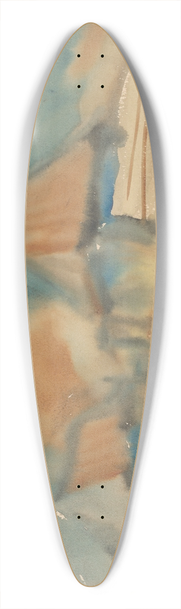 Zolo Palugyay - Hamlet in the Morning Mist 39.3 inch art pintail longboard deck