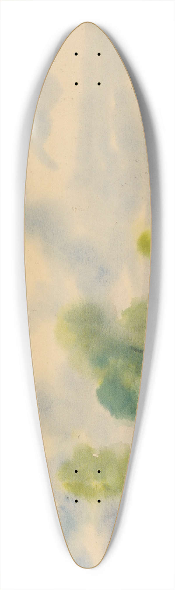 Zolo Palugyay - Landscape 39.3 inch art pintail longboard deck