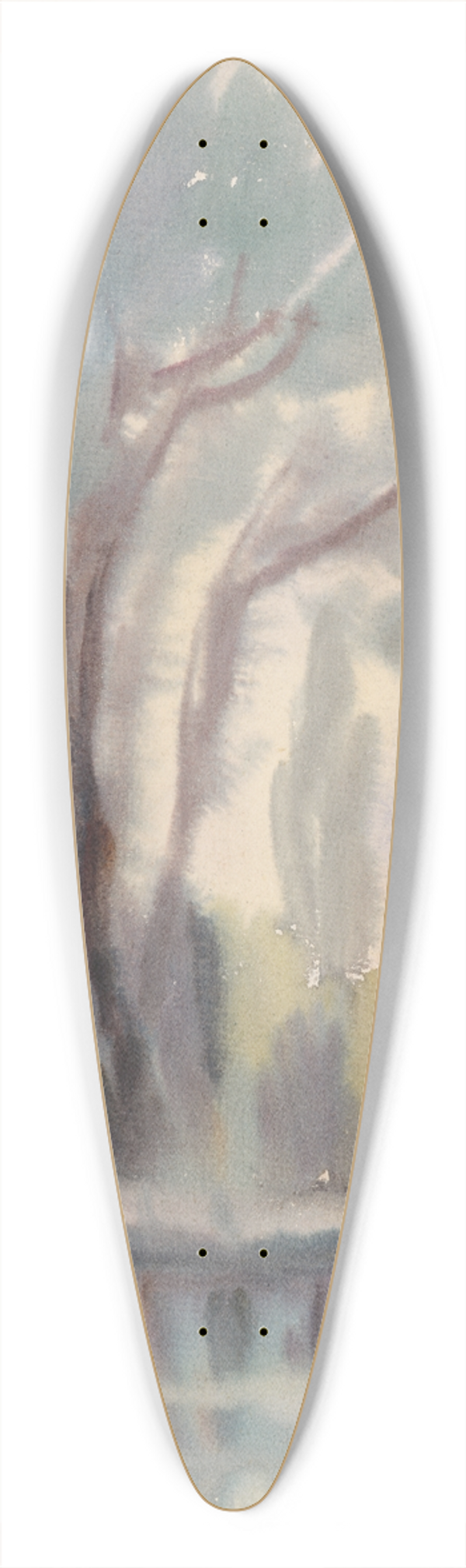 Zolo Palugyay - River Cove 39.3 inch art pintail longboard deck