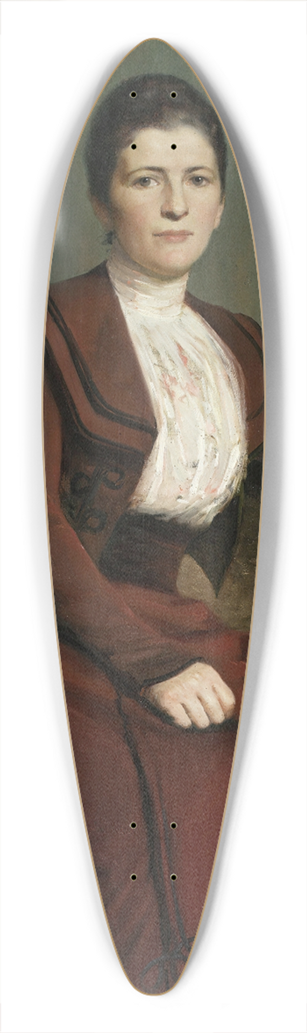 Zygmunt Andrychewicz - Portrait of G.Lesiewska, artists sister 39.3 inch art pintail longboard deck