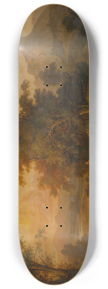 Domenico Bresolin - Landscape by the Sunset 8.25 inch art skate deck
