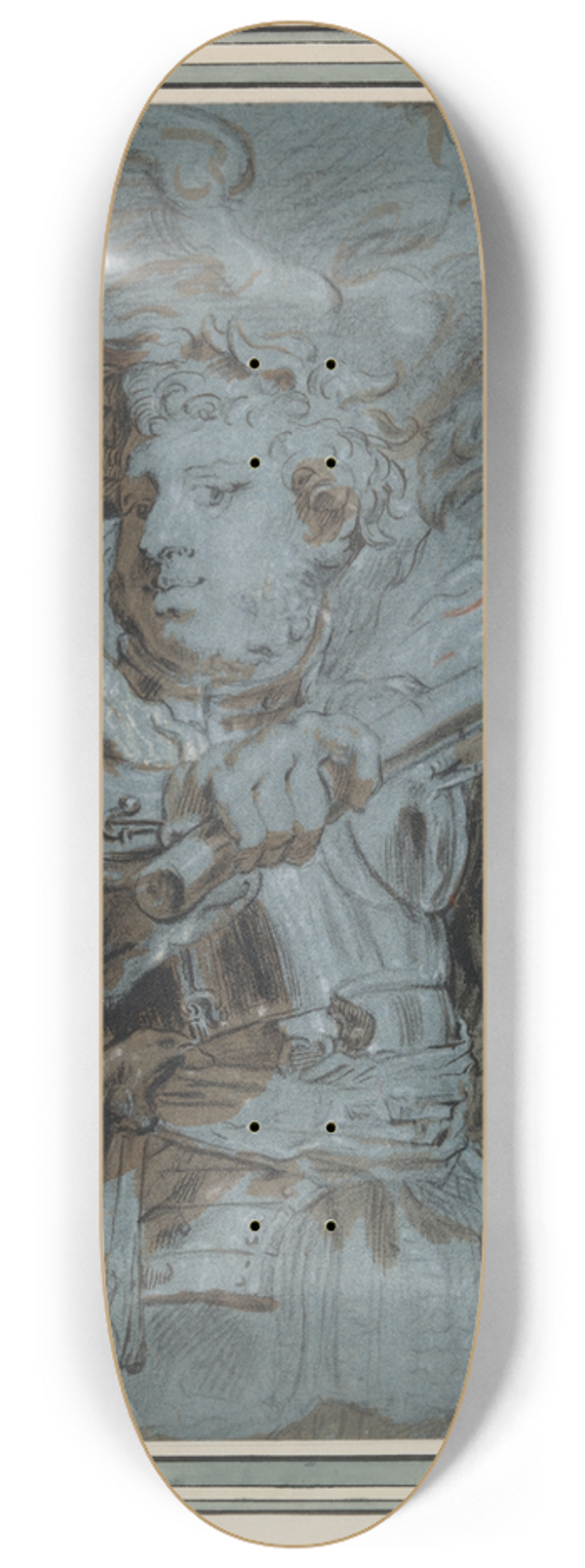 Domenico Fetti - EmperorDomitian 8.25 inch art skate deck