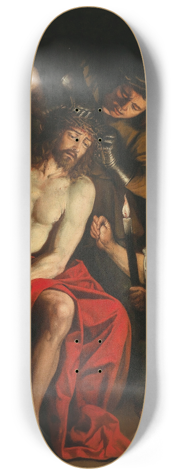 Domenico Fiasella - The Mocking of Christ 8.25 inch art skate deck