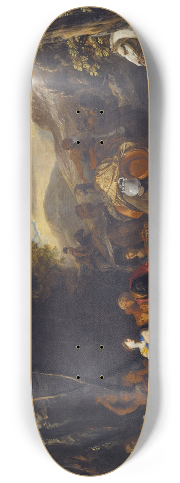 Domenico Gargiulo - Rebecca and Eliezer at the Well 8.25 inch art skate deck