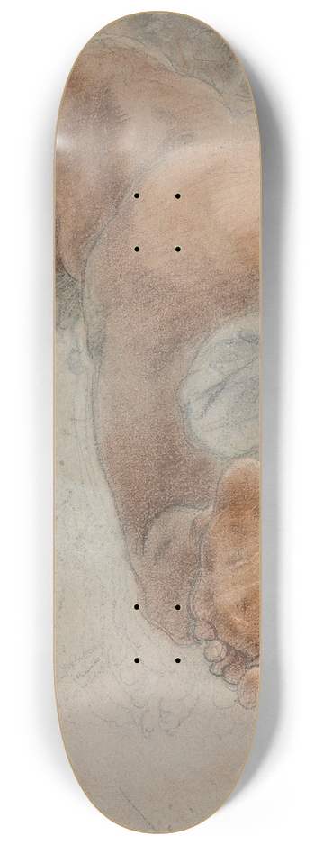 Domenico Maria Canuti - Study for the Allegorical Figure of Earthly Harmony 8.25 inch art skate deck