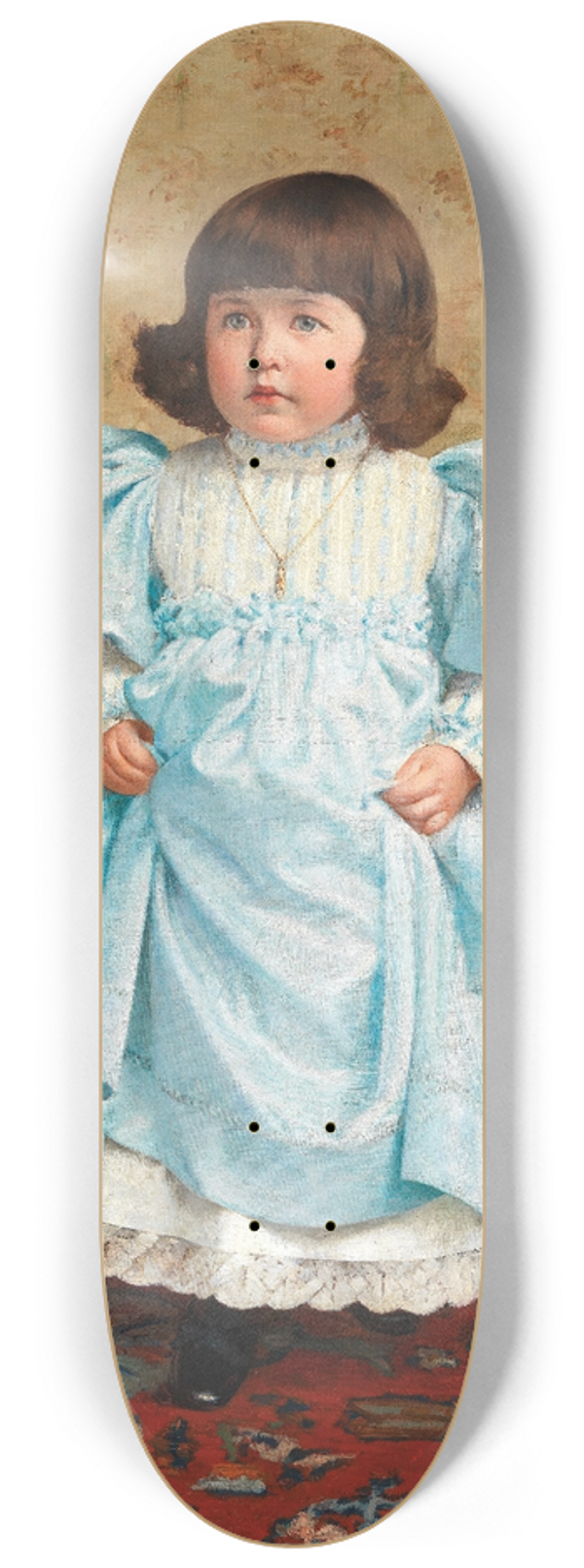 Dominik Skutetzky - Girl In A Blue Frock 8.25 inch art skate deck
