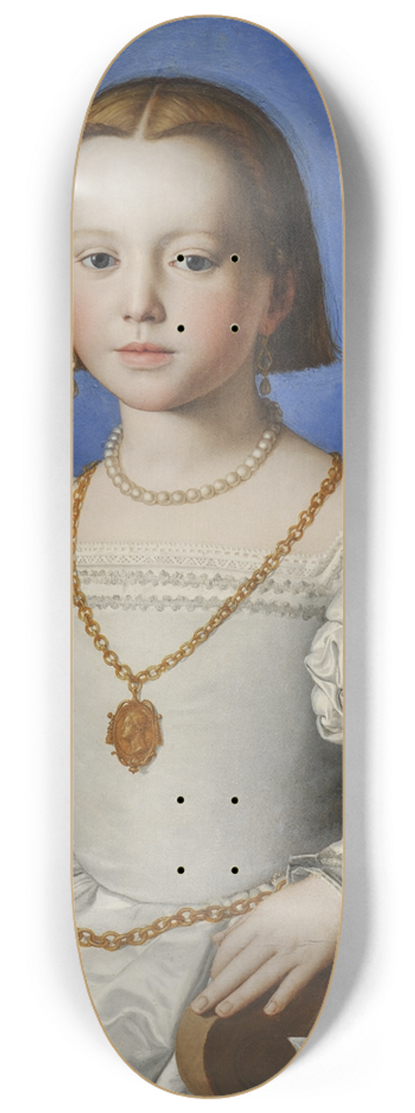 Agnolo Bronzino - Bia Di Cosimo De Medici 8.25 inch art skate deck