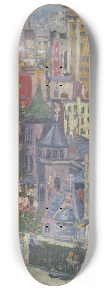 Dorothea Adelheid Dreier - New York,The Little Church around theCorner 8.25 inch art skate deck