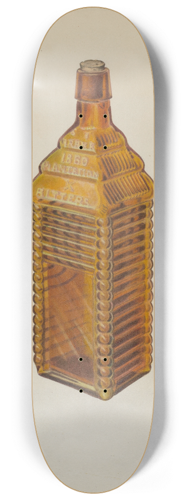 Dorothy Brennan - Bitters Bottle 8.25 inch art skate deck