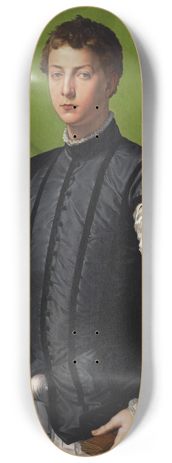 Agnolo Bronzino - Portrait Of Lodovico Capponi 8.25 inch art skate deck