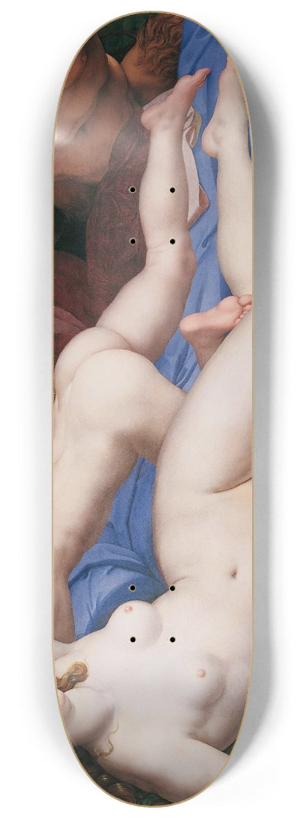 Agnolo Bronzino - Venus, Cupid And Satyr 8.25 inch art skate deck