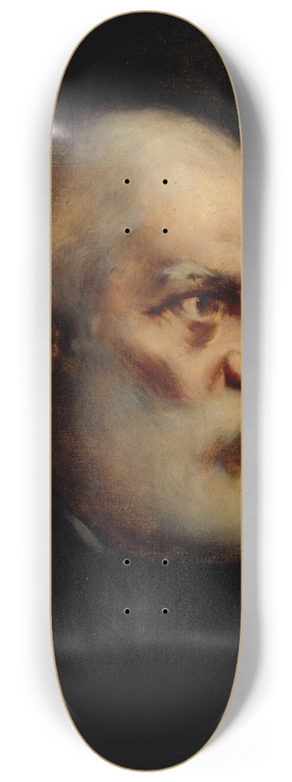 douard Chantalat - Portrait de Flix Pyat (1810-1889), journaliste et homme politique 8.25 inch art skate deck