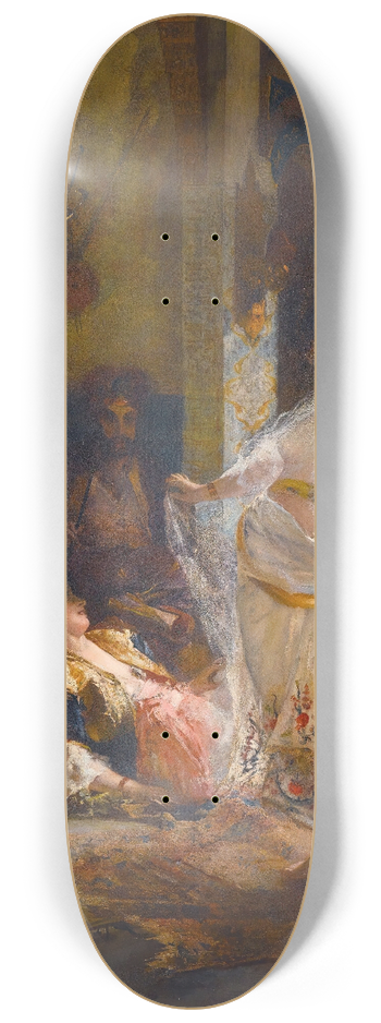 douard Frdric Wilhelm Richter - La Danse 8.25 inch art skate deck