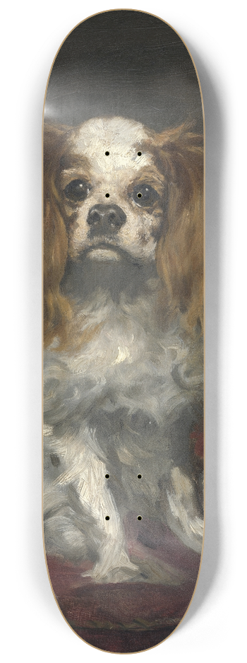 douard Manet - A King Charles Spaniel 8.25 inch art skate deck