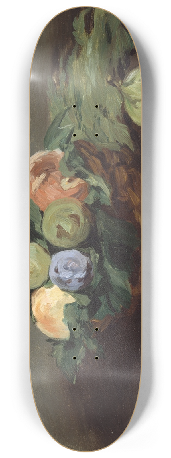 douard Manet - Basket of Fruit 8.25 inch art skate deck