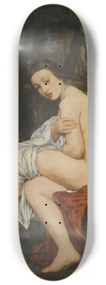 douard Manet - La Nymphe Surprise 8.25 inch art skate deck