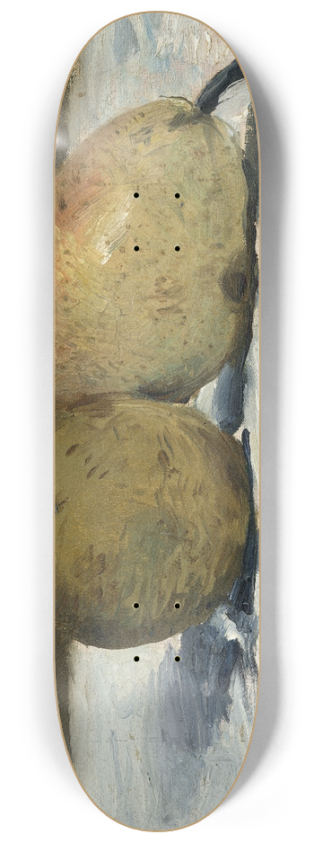 douard Manet - Pears 8.25 inch art skate deck
