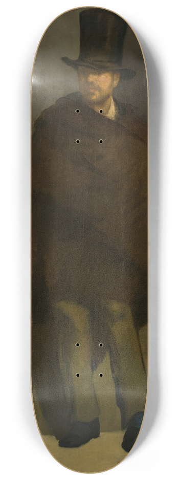 douard Manet - The Absinthe Drinker 8.25 inch art skate deck