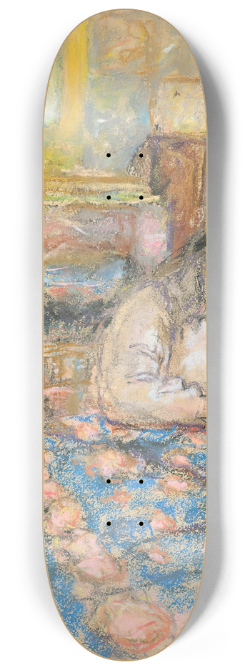 douard Vuillard - Madame Vuillard crivant, Vaucresson 8.25 inch art skate deck