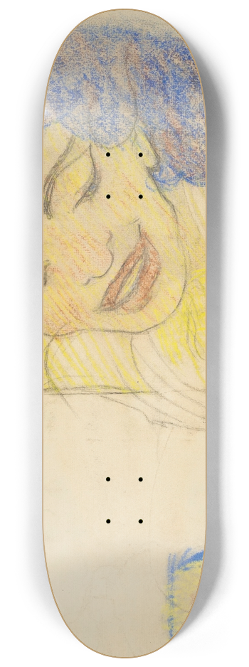 douard Vuillard - Pola la folle 8.25 inch art skate deck