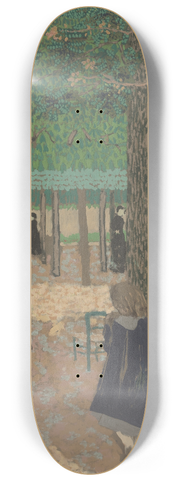 douard Vuillard - Under the Trees (from The Public Gardens) 8.25 inch art skate deck