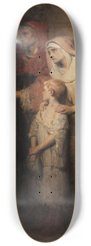 Dsir Franois Laugee - La prire ou Le plerin 8.25 inch art skate deck