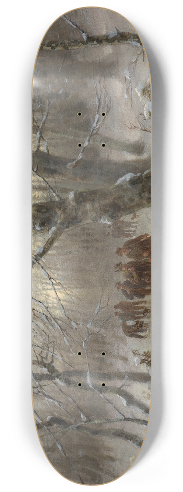 Dsir Thomassin - Jger im Winterwald 8.25 inch art skate deck