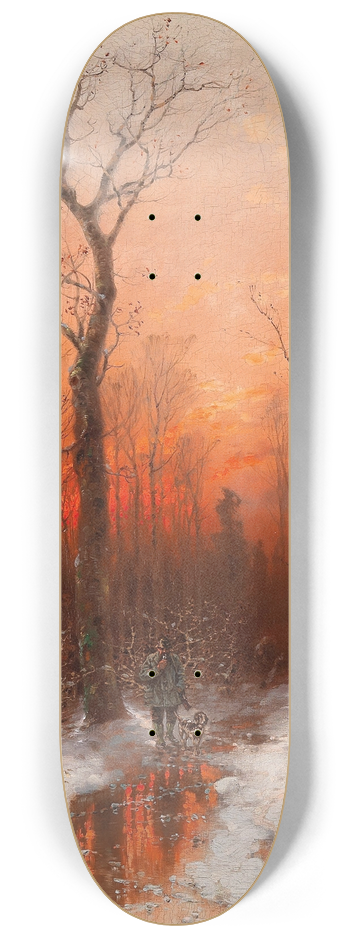 Dsir Thomassin - Returning Home At Sunset 8.25 inch art skate deck
