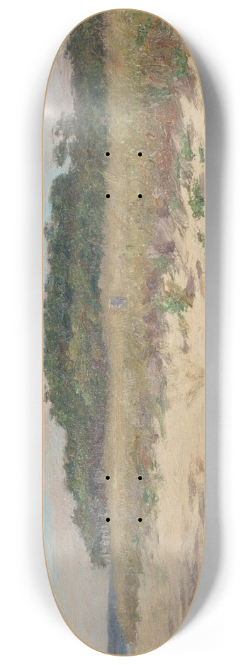 Dwight W. Tryon - Coastal Scene 8.25 inch art skate deck