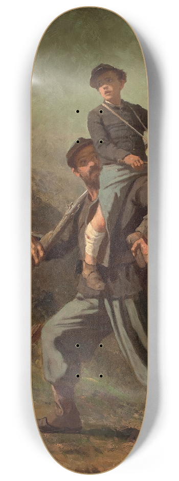 Eastman Johnson - Wounded Drummer Boy 8.25 inch art skate deck