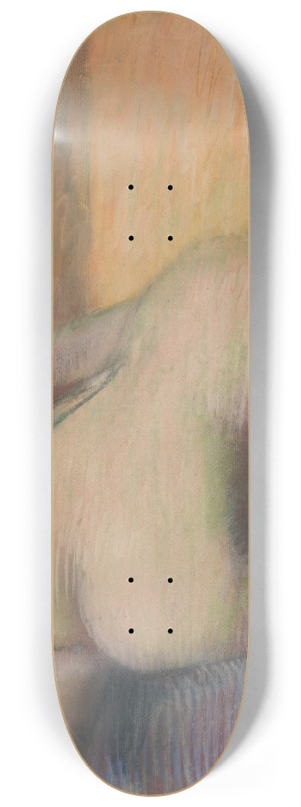 Edgar Degas - Bather Stepping into a Tub 8.25 inch art skate deck