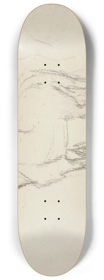 Edgar Degas - Cheval 8.25 inch art skate deck
