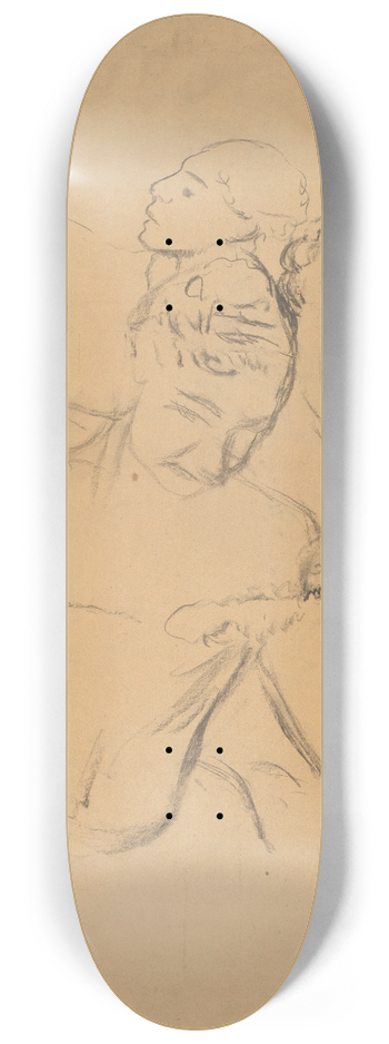 Edgar Degas - Groupe de danseuses 8.25 inch art skate deck