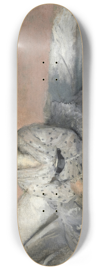 Edgar Degas - Madame Ren de Gas 8.25 inch art skate deck