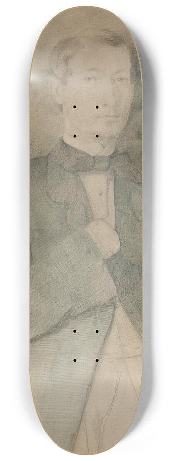 Edgar Degas - Portrait Dhomme (Adelchi Morbilli) 8.25 inch art skate deck